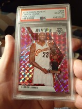 LeBron James [Pink Camo] #298 Prices | 2019 Panini Mosaic
