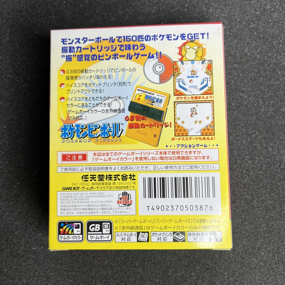 Pokemon Pinball Nintendo Gameboy Color GBC Japanese Game Boy GB New from Japan - Image 2 of 4