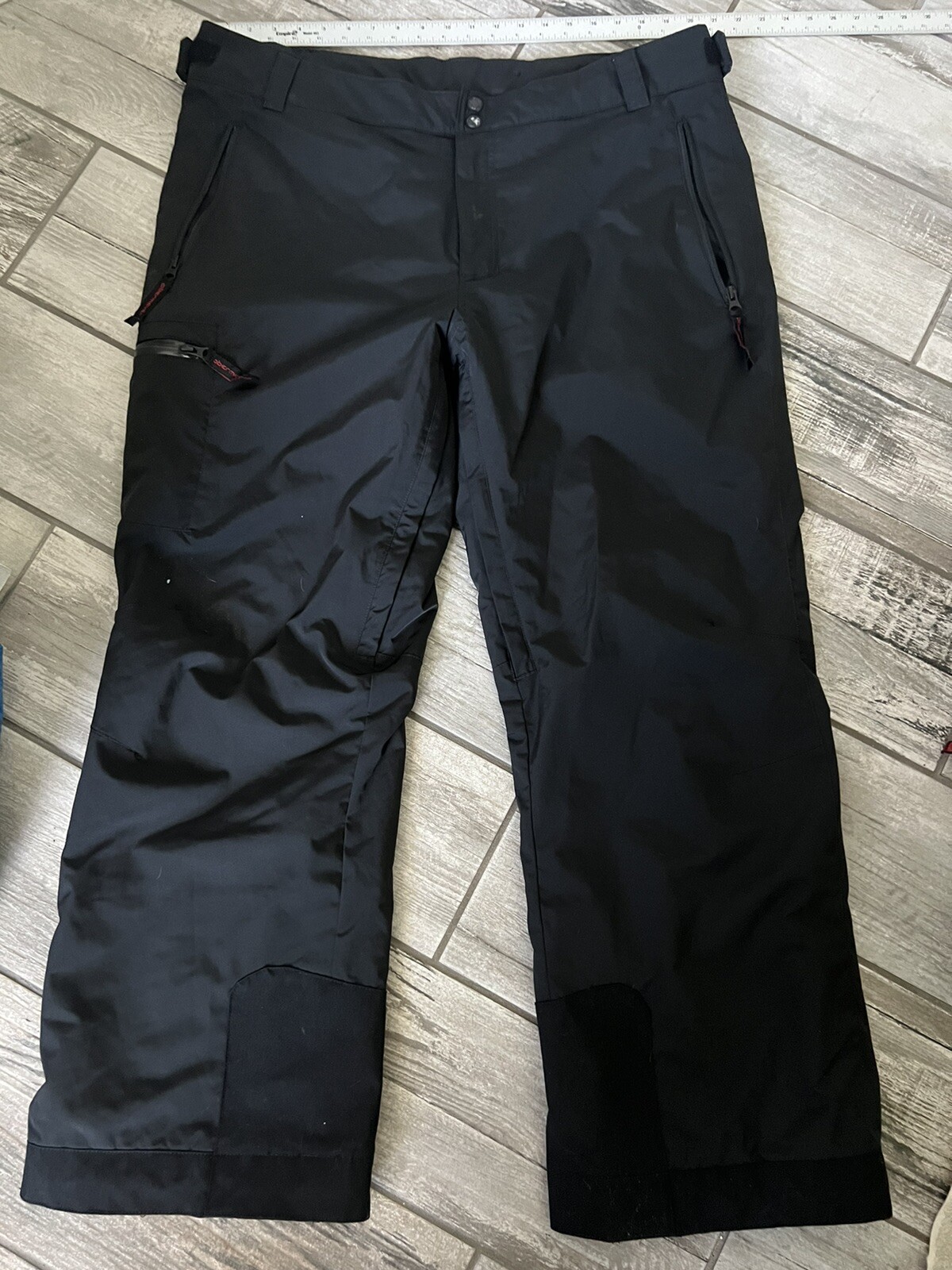 Obermeyer Snow Pants Mens XL Black Ski Winter Waterproof Snowboard
