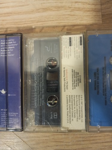 4x Michael Card Cassettes - Joy Journey - Unveiled Hope - Known Scars - Poiema - Picture 8 of 14