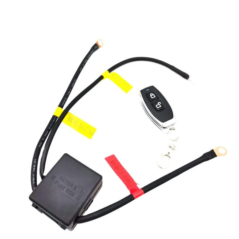 Interruptores de batería de motocicleta de 12 V herramienta de corte de desconexión de control remoto inalámbrico Foto 3 de 4