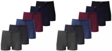 12x Mens Gents S to 5XL Sizes Soft Cotton Rich Boxer Shorts Soft Waistband