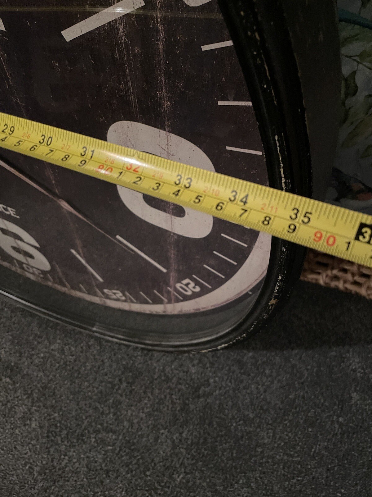 Vintage/Rustic style large wall clock eBay