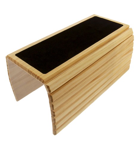 Etna Solid Wood Sofa/Couch Arm Tray w/Non-Slip Felt Surface - Picture 1 of 7