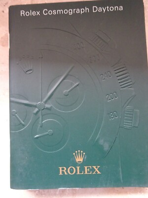 Rolex Oyster Perpetual Cosmograph DAYTONA Instruction Manual Booklet eng 4-2004