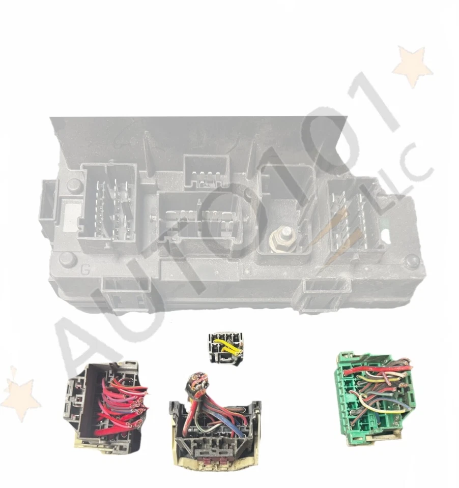 2007-2014 Jeep Dodge Chrysler TIPM Fuse Box Wiring Harness Plug Connectors - Image 2 of 2