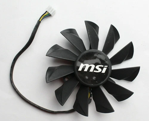 Cooler Fan For MSI N560 570 580GTX HD6870 PLA09215B12H 87mm Graphics Card