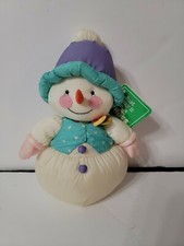 Vtg TAGGED Russ PLUSH SNOWMAN Luv-Pet
