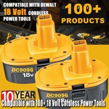 2PACK 18V For Dewalt 18 VOLT XRP DC9096 DC9098 Ni-Mh Battery DC9099 DC9096-2 5AH
