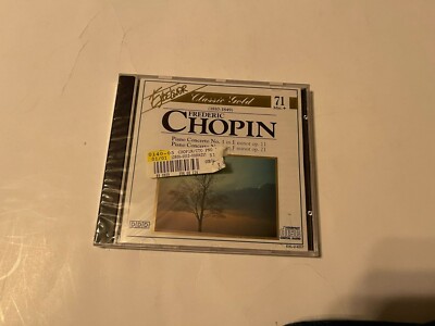 Frederic Chopin Piano Concerto CD 1 Disc Excelsior  Audio Music Ships Same Day