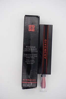 GIVENCHY Rouge Interdit Satin Lipstick 27 Bold Red Limited Edition