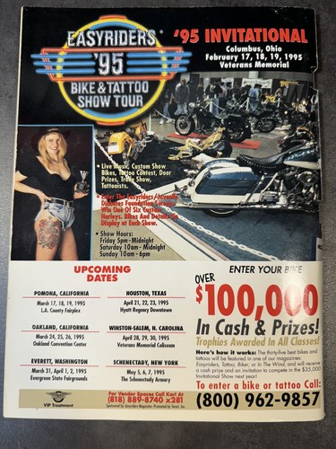 Easyriders Magazine February 1995 with Centerfold - Picture 2 of 2