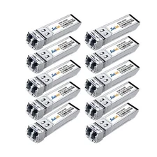 10G Gigabit Single Mode SFP+ LC Module,10G 1310nm SMF, up to 10 km, DDM,10GBa...