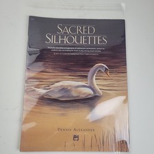Praise  Worship Piano Songbook Sacred Silhouettes VG Cond