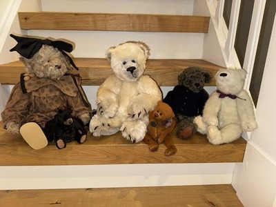 Vintage Teddy Bären Sammlung 6St. Ganz Cottage Collectibles-The Boyds-Emmy  Bear