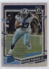 2023 Panini Donruss Optic Rated Rookie Holo Prizm Viliami Fehoko Jr #229 2l4