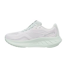 Saucony Women's Ride 18 Sneaker, Fog/Mist, 10