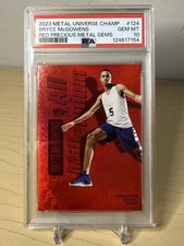 2023 Metal Universe Champ #124 PMG RED - Bryce McGowens - PSA 10