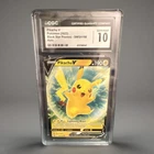 2022 Pokémon TCG Pikachu V SWSH198 Holo Black Star Promo GEM Mint CGC 10