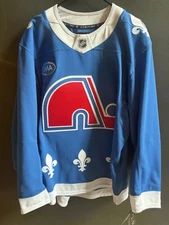 Colorado Avalanche Nordiques Fanatics Authentic Pro Jersey 54 IMA Patch MIC FAP