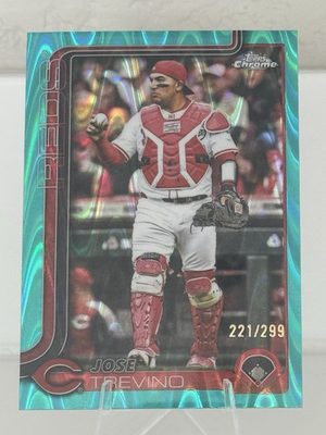 #ad 2025 Topps Chrome Update Series Jose Trevino #USC2 Teal Refractor 299 $2.75