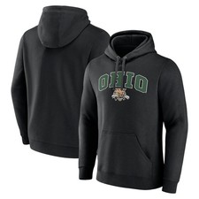 Men's Black Ohio Bobcats Campus Team Pullover Hoodie