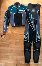 Vtg NWT Slippery When Wet 2-pc WETSUIT Formula 2 Women Sz S Surf SWIM Dive SCUBA