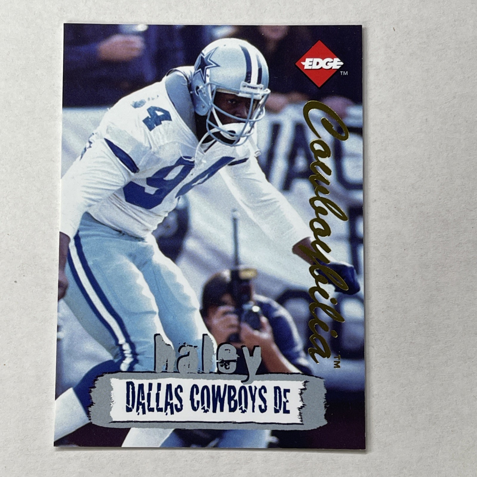 1996 Collector's Edge - Cowboybilia Charles Haley #Q-22 /10000 Dallas Cowboys