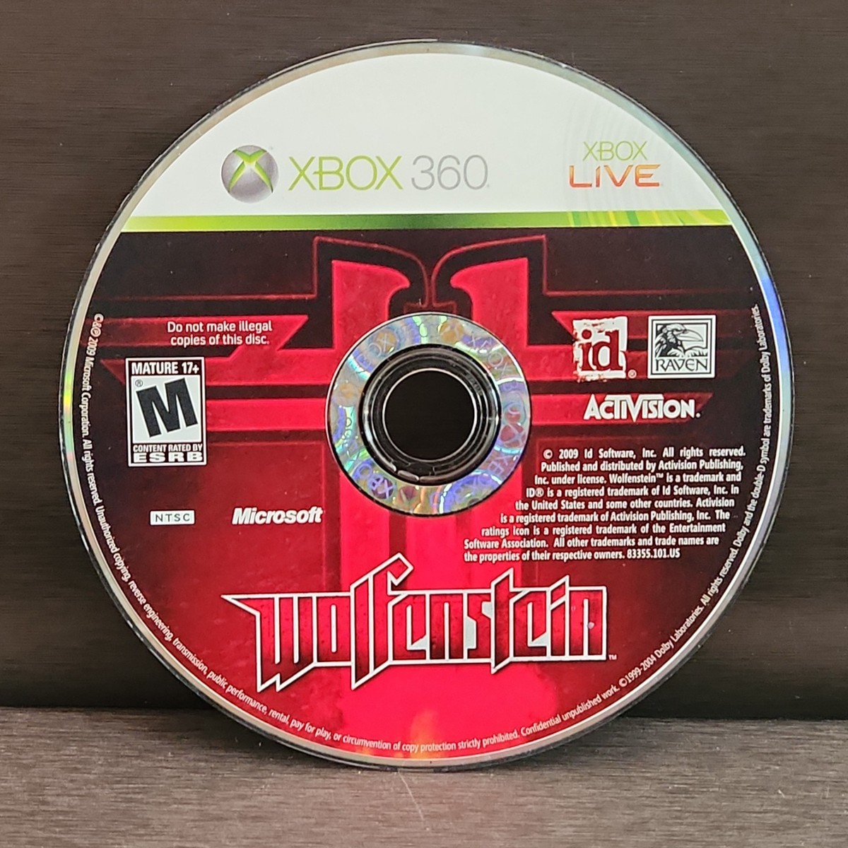 【新品未開封】xbox360 Wolfenstein　韓国パッケージ Wolfenstein box covers - MobyGames
