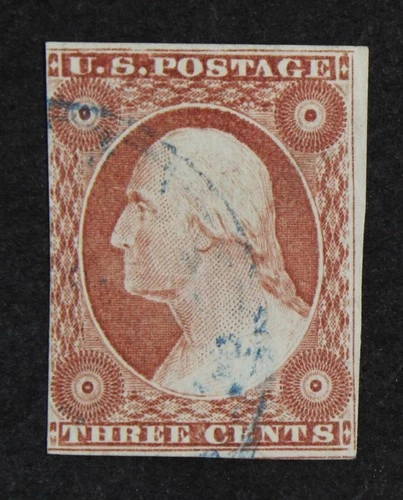 CKStamps: US Stamps Collection Scott#10 3c Washington Used