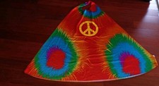 Peace Cape Colorful Tie Dyed - Six Flags