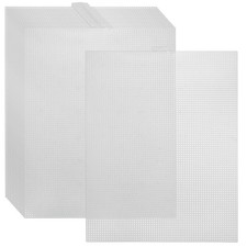 15PCS 7 Count Plastic Canvas, 10'' x 13'' Plastic Canvas Sheets Plastic Mesh ...