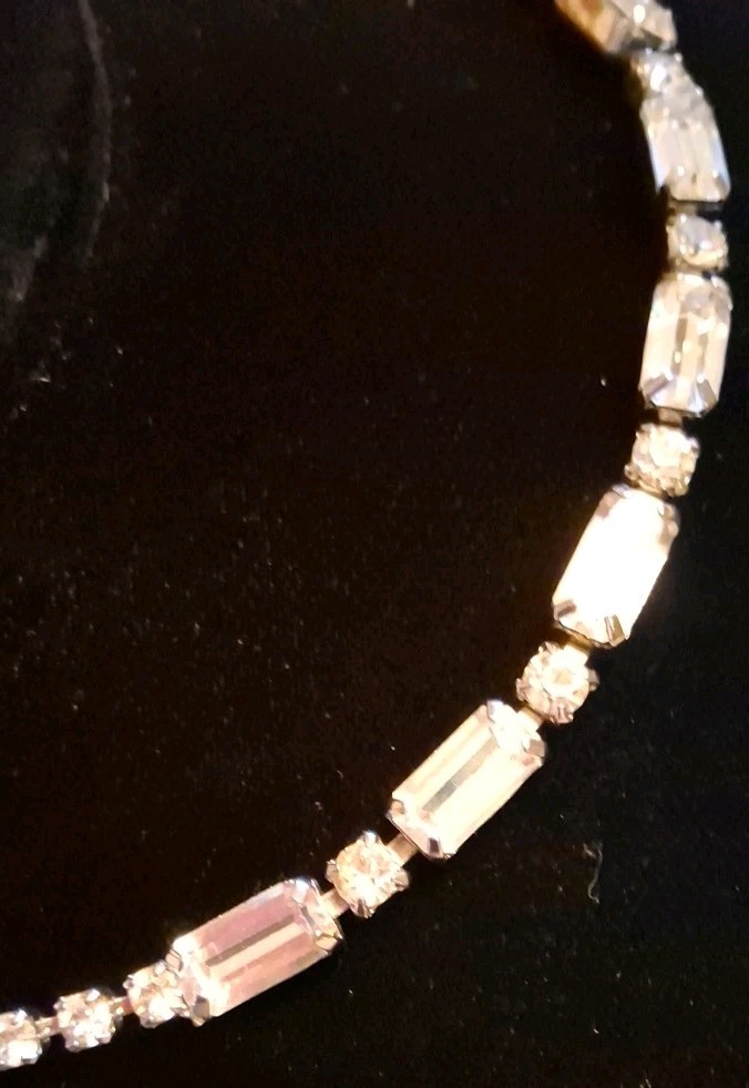 Vintage Signed "KRAMER" Statement Crystal Rhinest… - image 7