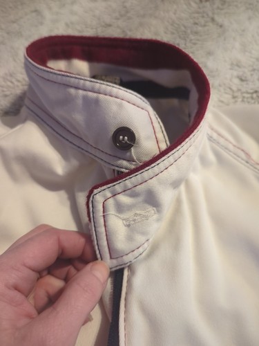 VTG 70s Rod Laver Tenniswear Jacket by Puritan, White w/Trim, Sz 40 Men’s S/M - Picture 9 of 15