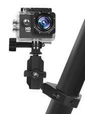 "UTV Action Camera Mount for 1.75"-2" Roll Bars - 360 Rotation, Easy Install, D