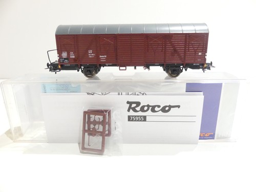 Roco H0 75955 ged. Güterwagen Gbrs-v der DB in OVP G6230 | Zustand: Gebraucht
