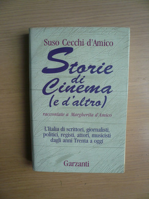 Filmgeschichten (und mehr), Suso Cecchi d'Amico, Garzanti 1996, Erstausgabe