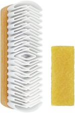 2Pcs Suede Shoe Brush and Eraser Suede Nubuck Cleaning Brush for Shoes 2Pcs Kit