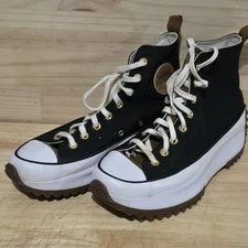 Converse Chuck Taylor Run Star Hike Chunky Platform High Black/White M9.5 W11