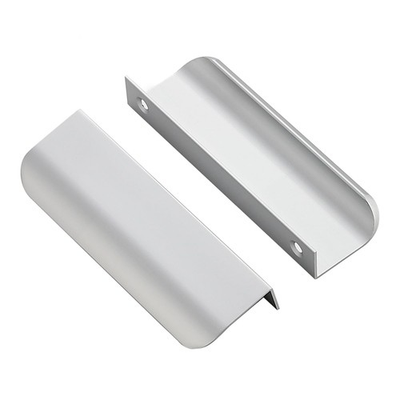 #ad Ravinte 10 Pack Finger Pulls Kitchen Cabinet Handles Silver Edge Concealed Drawe $31.48