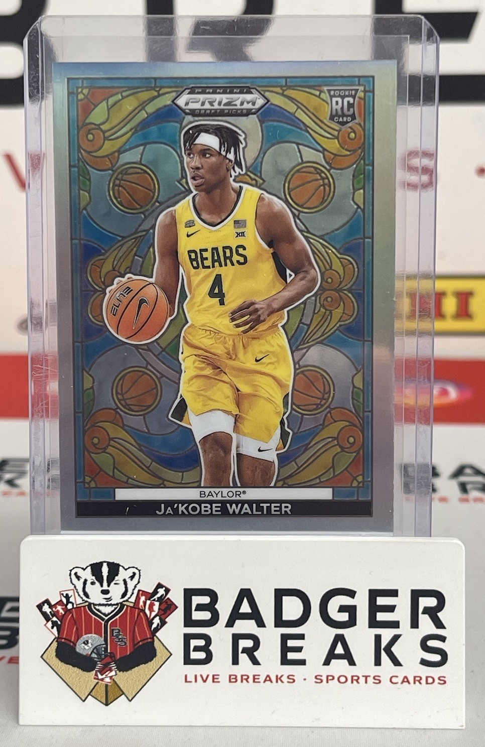 2024 Panini Prizm Draft Picks Stained Glass Ja'Kobe Walter #5 Rookie RC