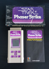 Microvision Star Trek Phaser Strike Game w/Box & Manual Milton Bradley 1979