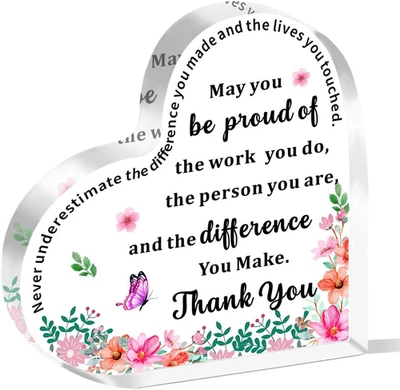 AMZQ Thank You Gifts for Women,Teacher Appreciation Gifts,Colleague Leaving Present