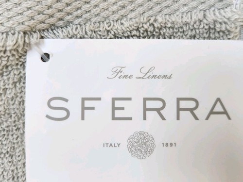 SFERRA BELLO 2PC SET Wash Face Clothes 12x12 Portugal Bathroom 100% Cotton TOWEL - Picture 5 of 16