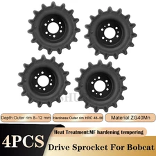 4PCS Drive Sprocket For Bobcat T140 T180 T190 7165111 6736306 6855724