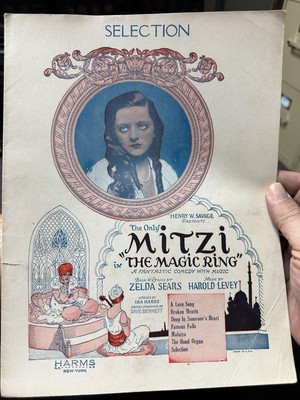 M 1920s Play Sheet Music  THE MAGIC RING   Selection 