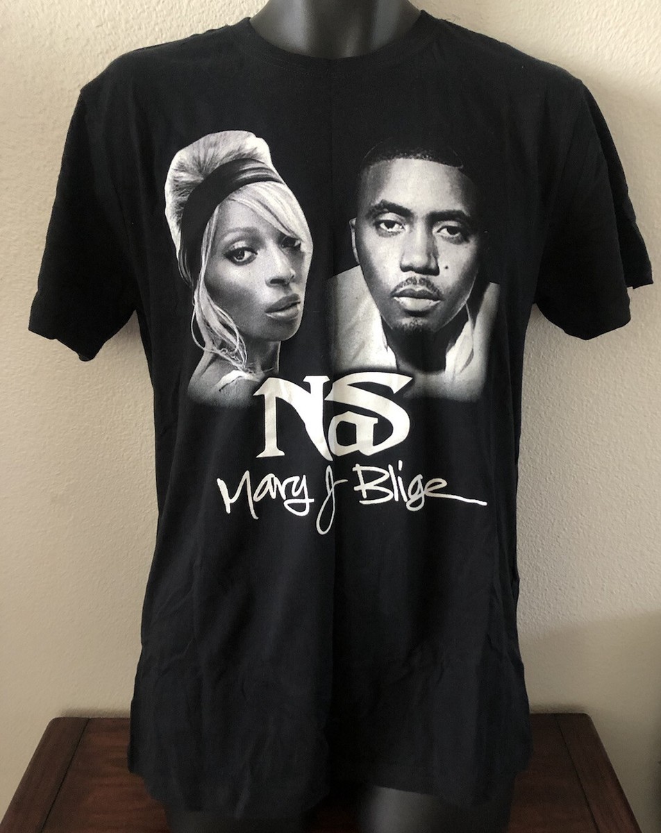 2019 NAS MJB ツアー ラップ Tシャツ NAS / Mary J Blige Together Tour MJB X NAS - 2019 Concert T
