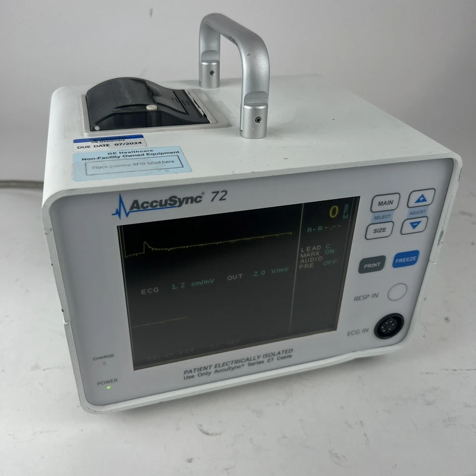 Accusync 71 7100-3P ECG Patient Monitor - Image 2 of 4