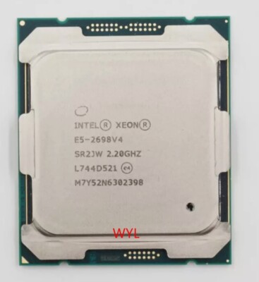 Intel Xeon E5-2698 v4 SR2JW 2.2GHz 20-Cores 40-Threads 50MB 135W LGA2011-3 CPU
