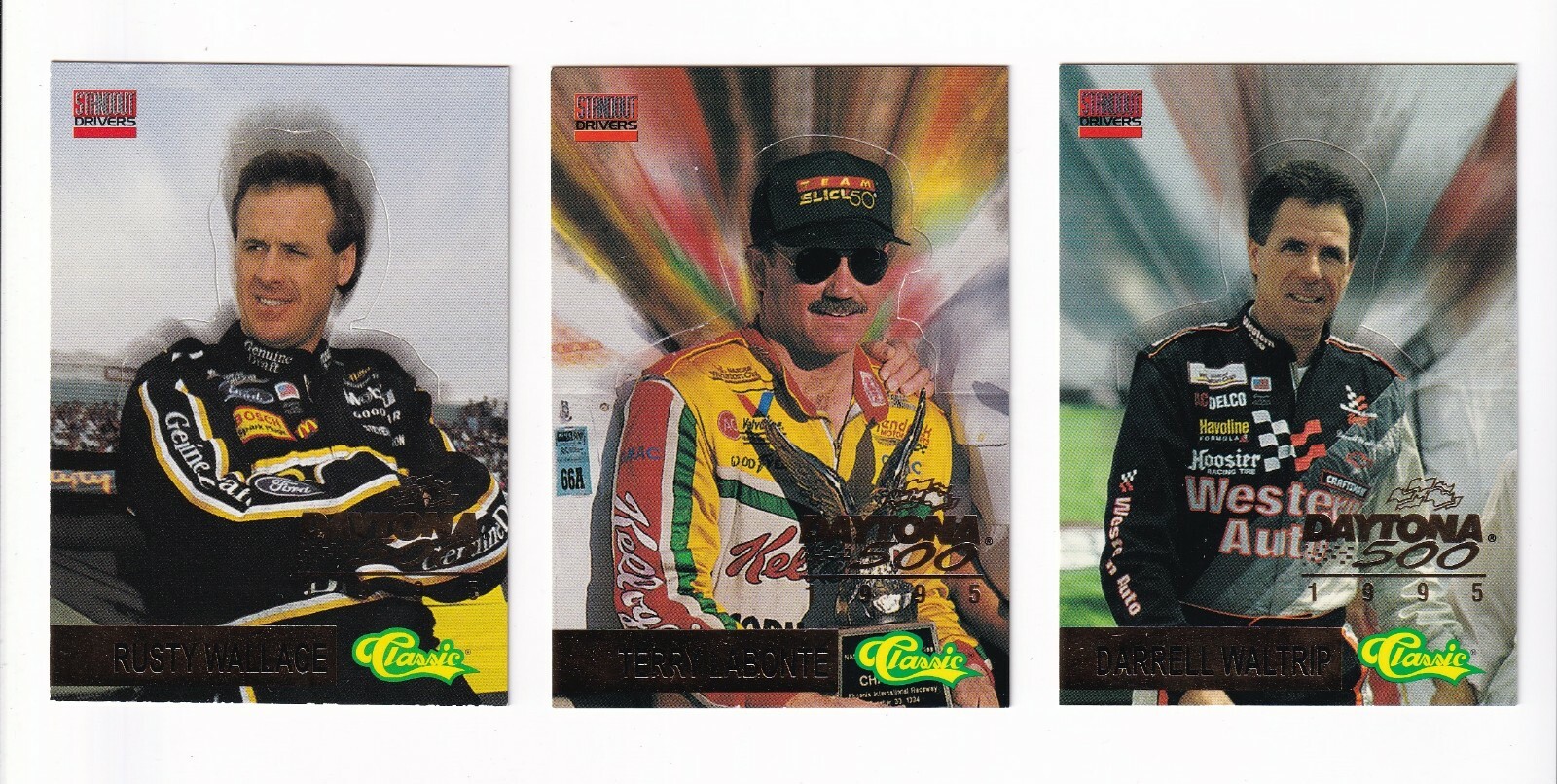 1995 Finish Line STANDOUT DRIVERS DAYTONA #SD3 Rusty Wallace RARE! ONE CARD ONLY
